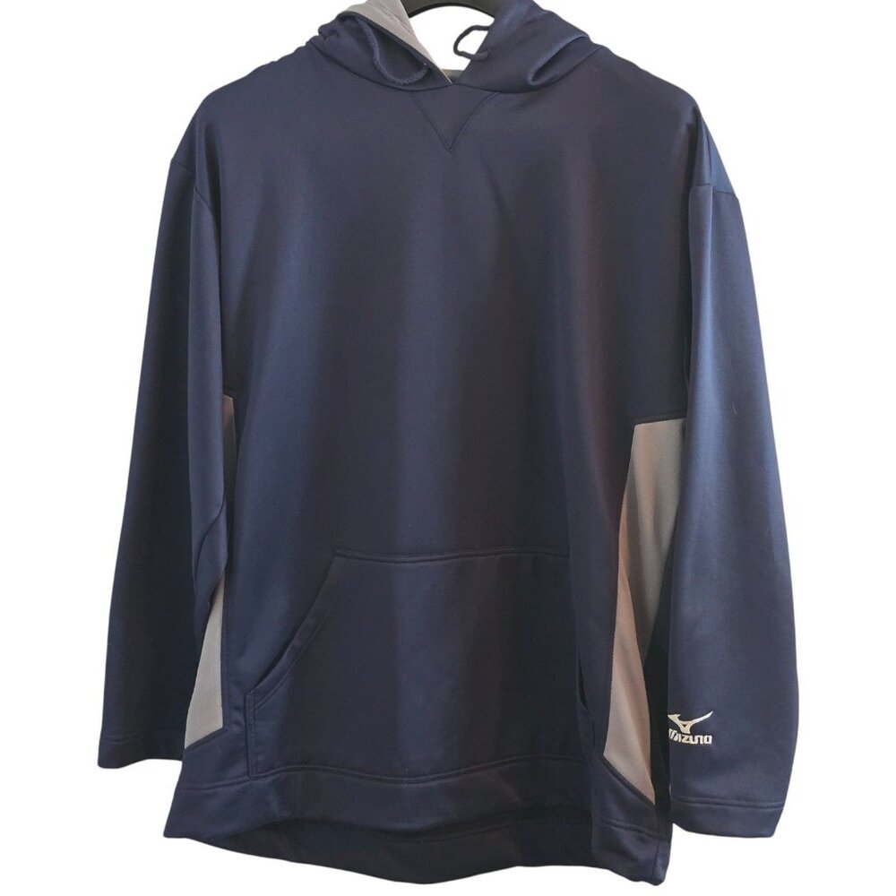 Mizuno Rome Braves Hoodie Men’s XXL Navy Blue Pullover Sweatshirt Baseball Gear